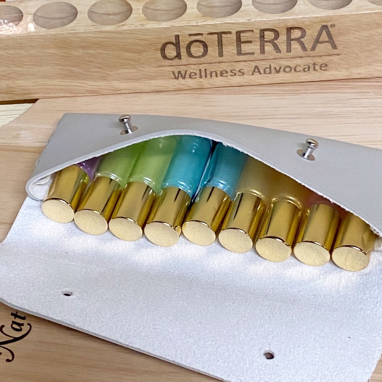 ドテラ アロマポーチ ロールオンボトル 精油対応 ２点セット doTERRA