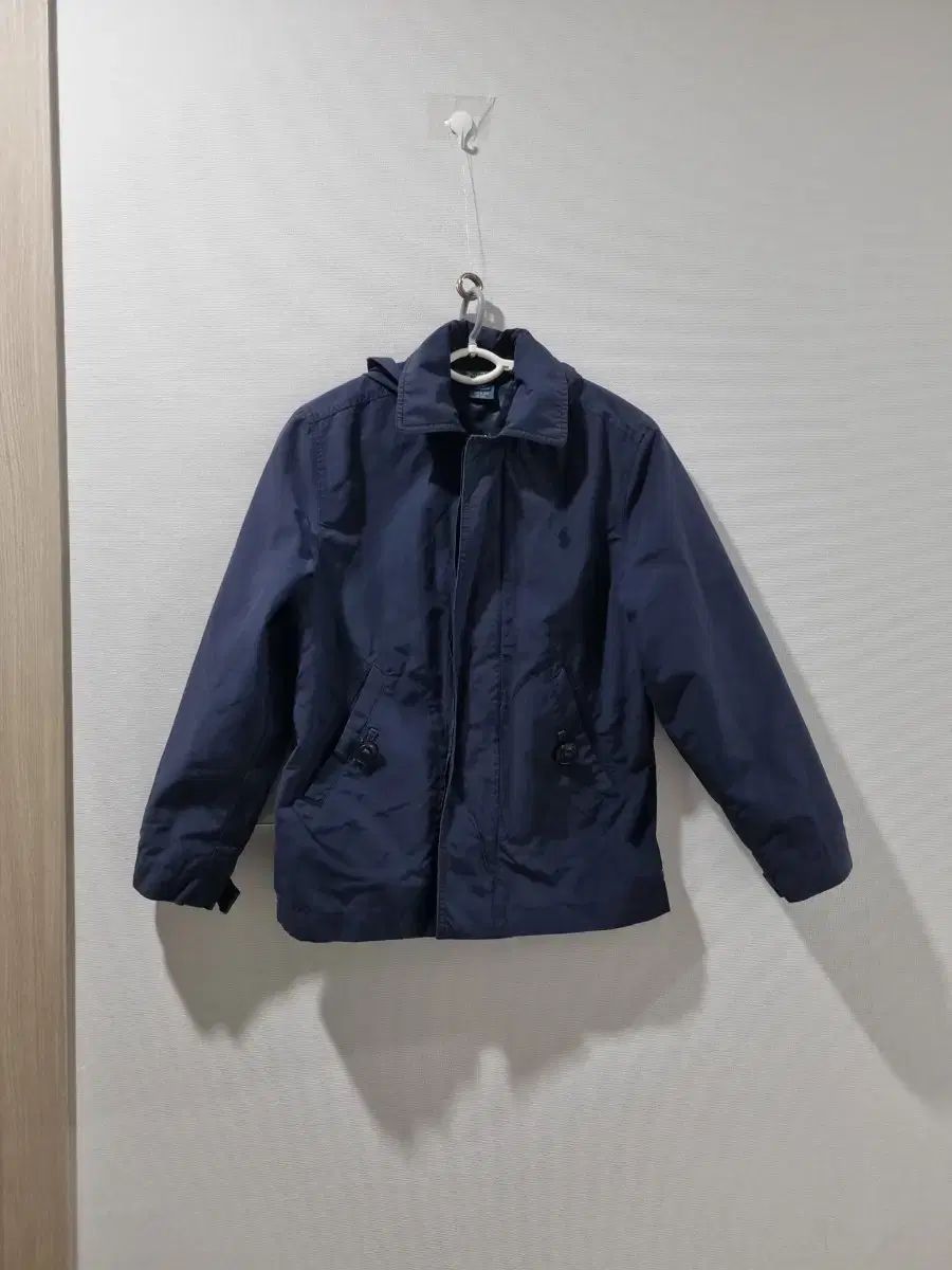 ポロ ラルフローレン キッズ ネイビー フード ジャケット