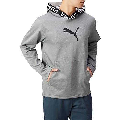 プーマ(PUMA) パーカー トレーニング パワーフリース フーディー 521306 メンズ ミディアムグレーヘザー(03) Mサイズ