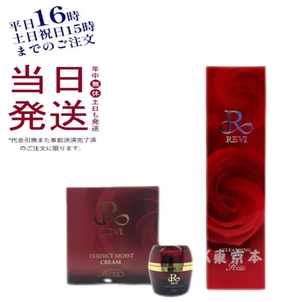 ルヴィ クレンジング ジェル 180ml パーフェクト モイストクリーム 50ml REVI