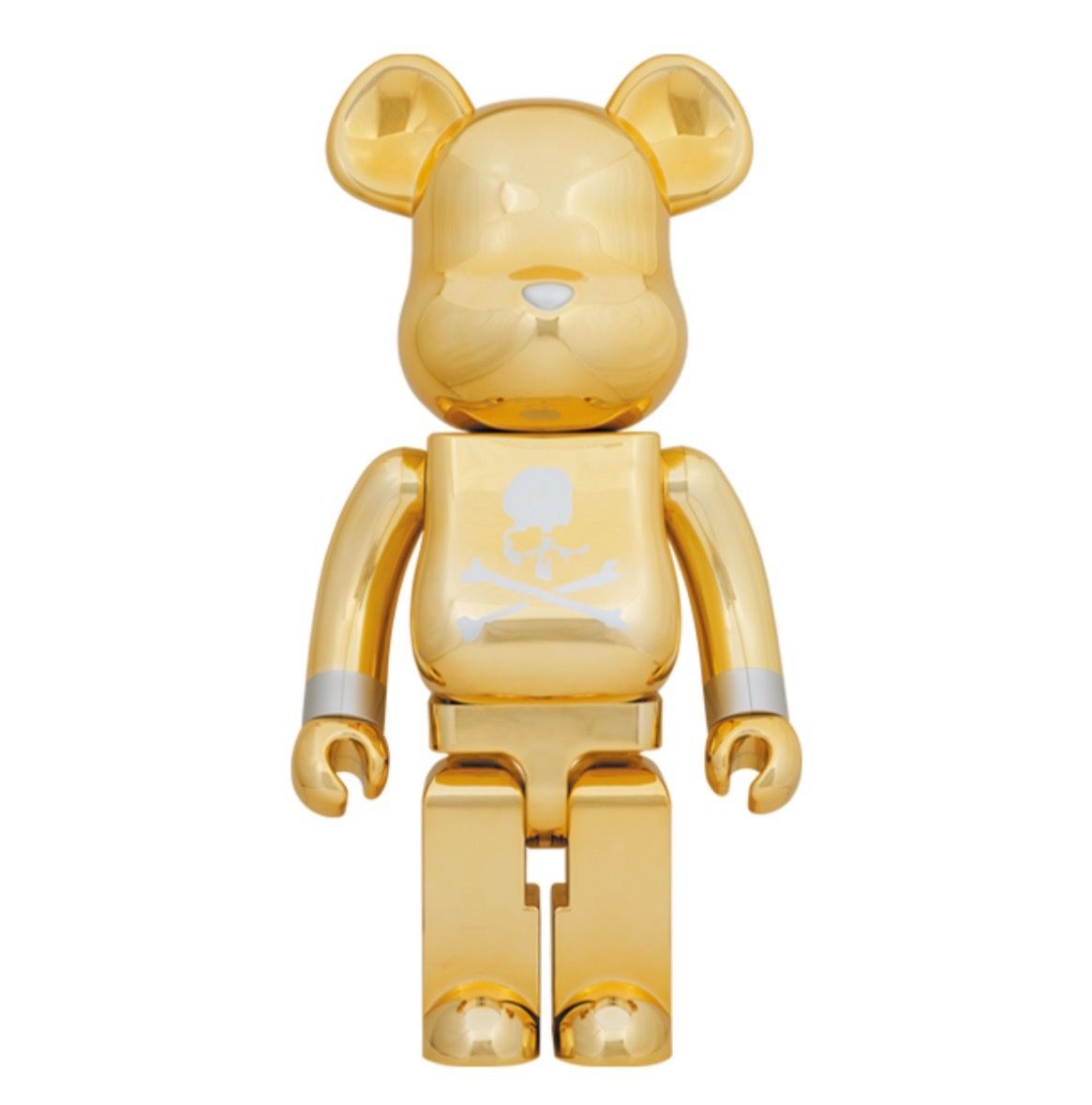 MEDICOM TOY BE@RBRICK mastermind JAPAN GOLD 1000% メディコムトイ 