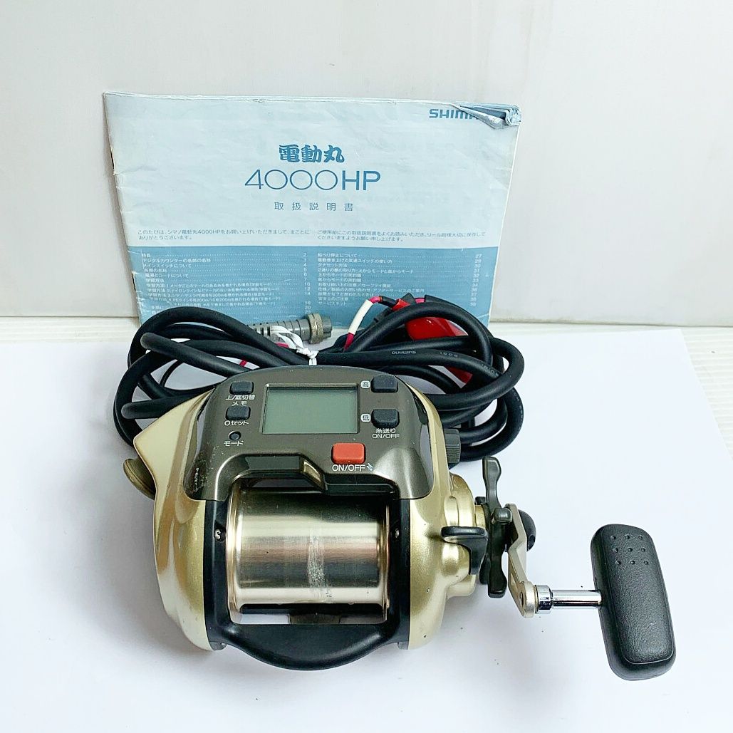 SHIMANO - ★★SHIMANO シマノ 電動丸4000HP　電源コード付き RG154 SHIMANO シマノ リール 電動リール 電動丸 4000HP ジャンク品