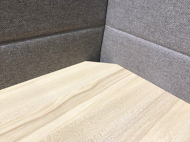 パネルデスク モカブラウン