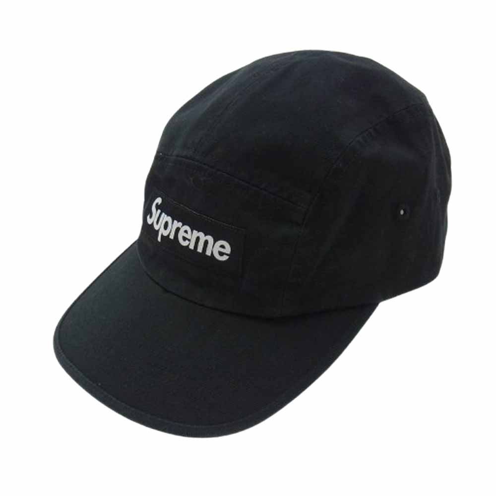 Supreme シュプリーム washed chino twill camp cap ブラック系【極上  