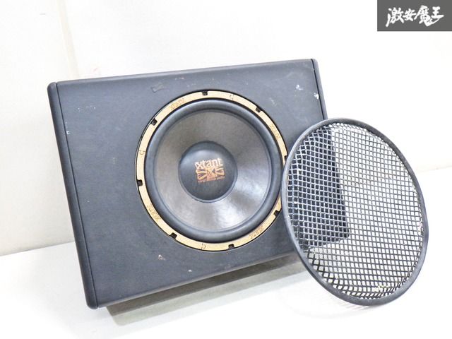 【動作OK! 保証付】Xtant エクスタント m124 12インチサブウーファー 箱型 音響 重低音強化 即納 棚 32-2