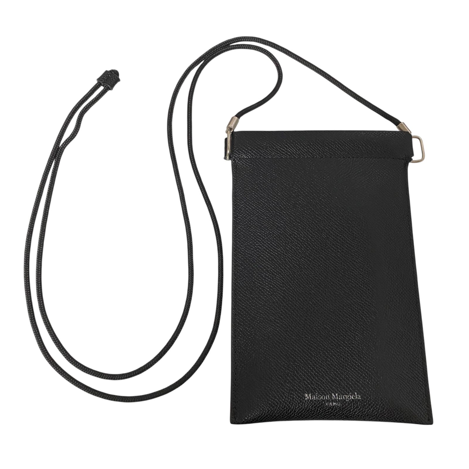 品 Maison Margiela メゾンマルジェラ レザー ネックホルダー ブラック S55UI0207 P0399 A98878RK