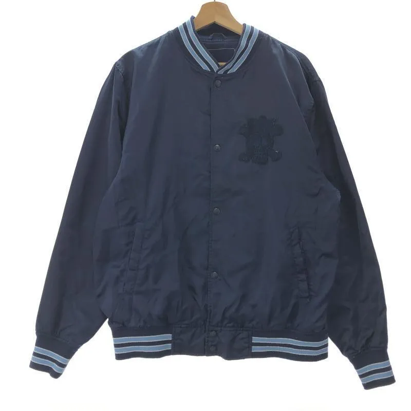 内田 STUSSY 35周年記念 スカジャン スーベニア ジャケット 青 内田 STUSSY 35周年記念 スカジャン スーベニア ジャケット 青