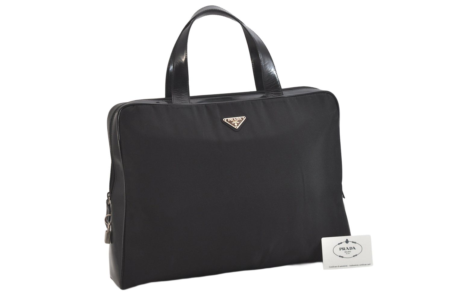 t*n様 プラダ ビジネスバッグ ブリーフケース テスートナイロン × レザー 楽天市場】プラダ PRADA ビジネスバッグ 2VE407 ブリーフケース
