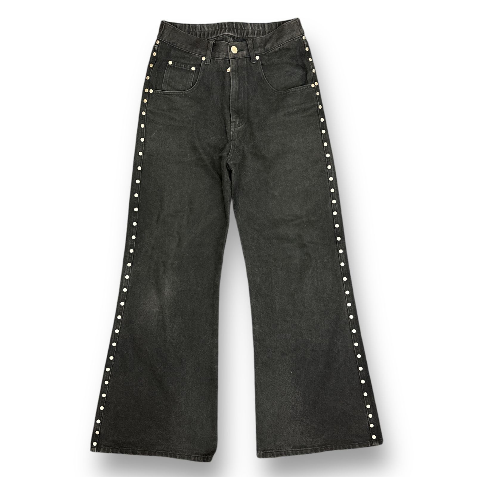 定価30800円 AFB BAGGY STUDS DENIM PANTS バギースタッズデニム