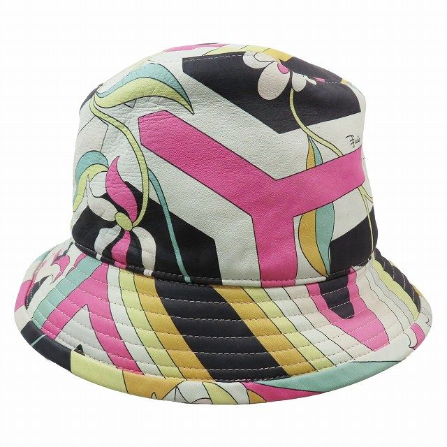 店舗良い new エミリオプッチ柄 pucci 59FIFTY プッチ柄 サテン