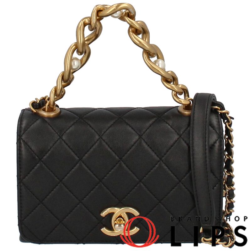 シャネル ミニマトラッセ 2WAYチェーンショルダーバッグ AS2638