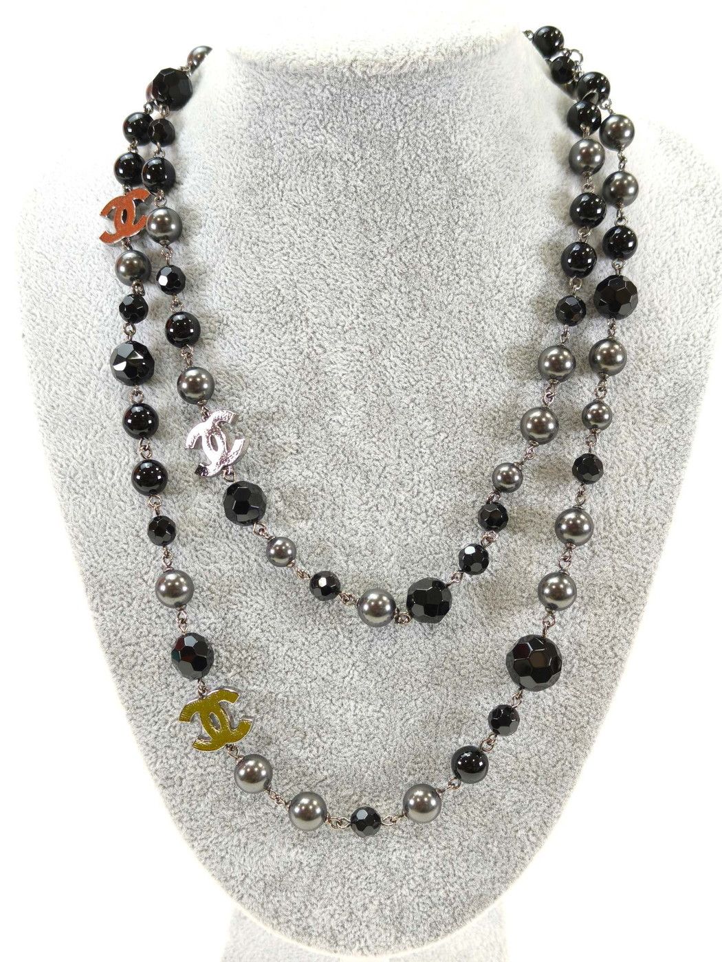 CHANEL ロングパールネックレス 楽天市場】CHANEL シャネル ロングパールネックレス ゴールド ココ