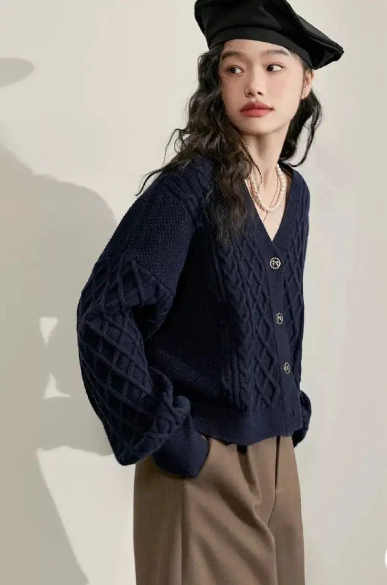 Kuose KUOSE ケーブル カーディガン