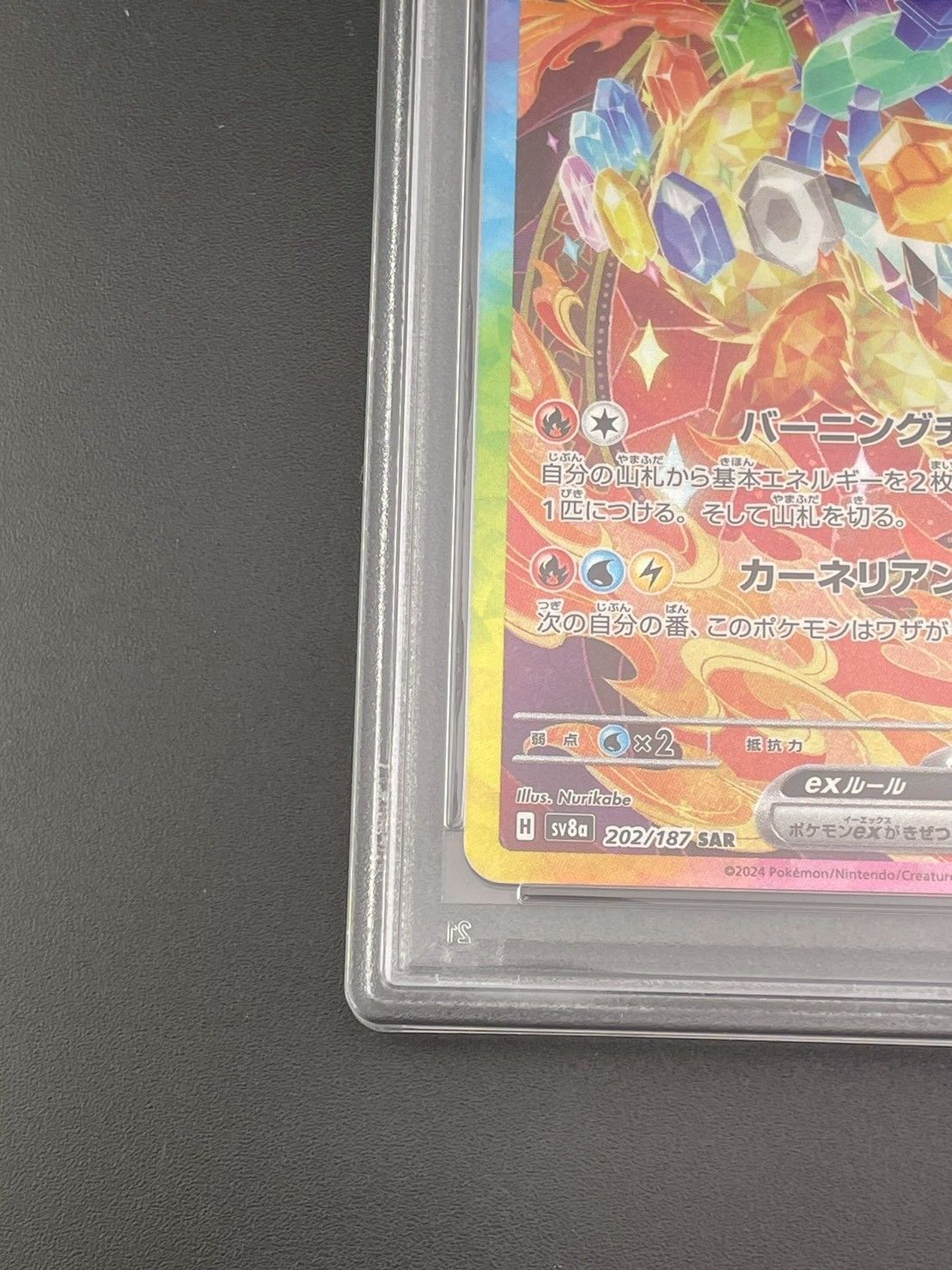 PSA10】 ブースターex (SAR) {202/187} [SV8a/テラスタルフェス