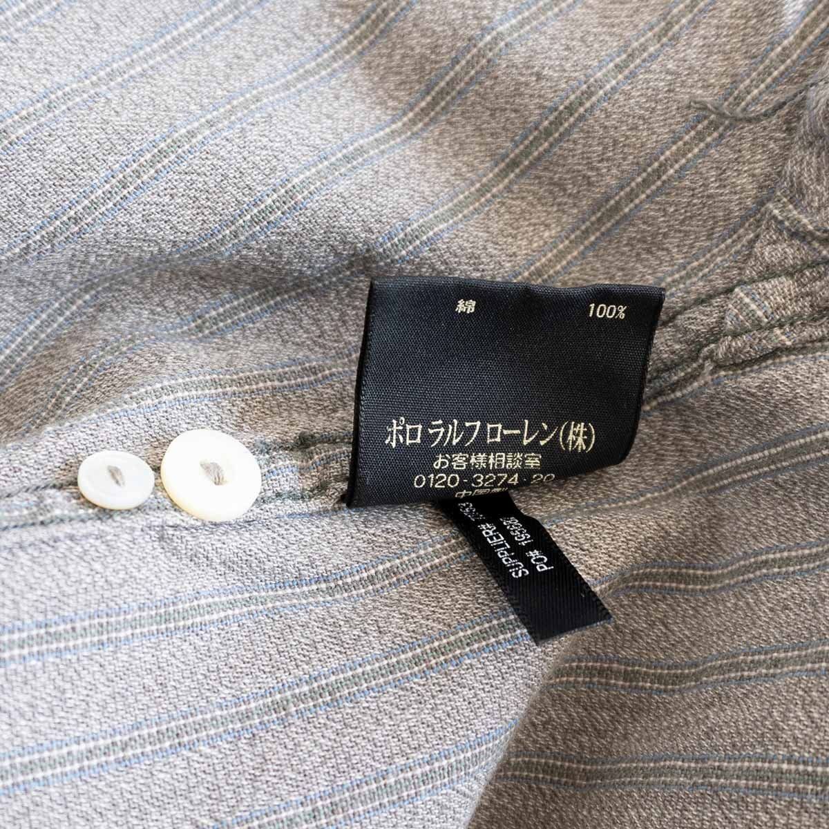 美品】RRL 【STRIPE WORK SHIRTS】XS ストライプ ワークシャツ 美品】RRL 【STRIPE WORK SHIRTS】XS ストライプ ワークシャツ