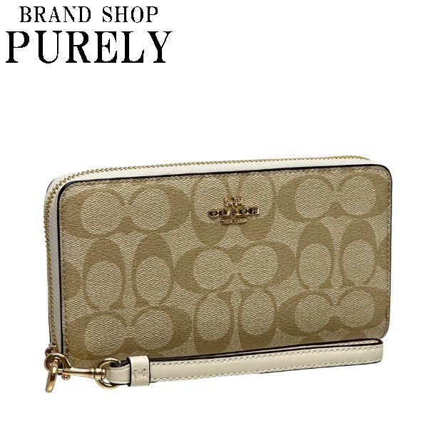 コーチ 財布 レディース COACH 長財布 シグネチャー ロング ジップ 