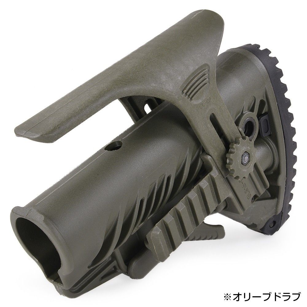 FAB DEFENSE ストック GLR-16 PCP レール&チークピース搭載 M4