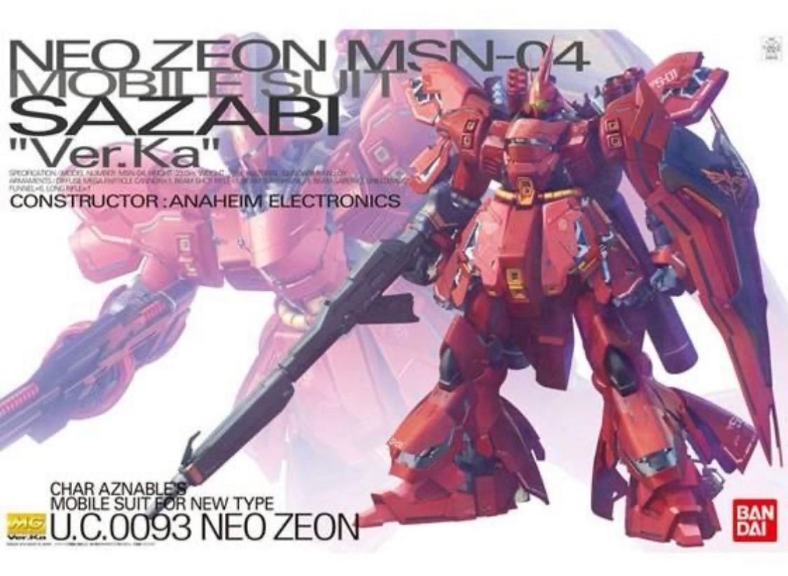♪【未開封】MG 1/100 MSN-04 サザビー■＊同梱不可 新品未開封】BANDAI MG 1/100 サザビー Ver.Ka - メルカリ