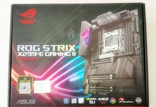 ASUS ROG STRIX X299-E GAMING II マザーボード ATX Intel X299 LGA2066 DDR4 256GB