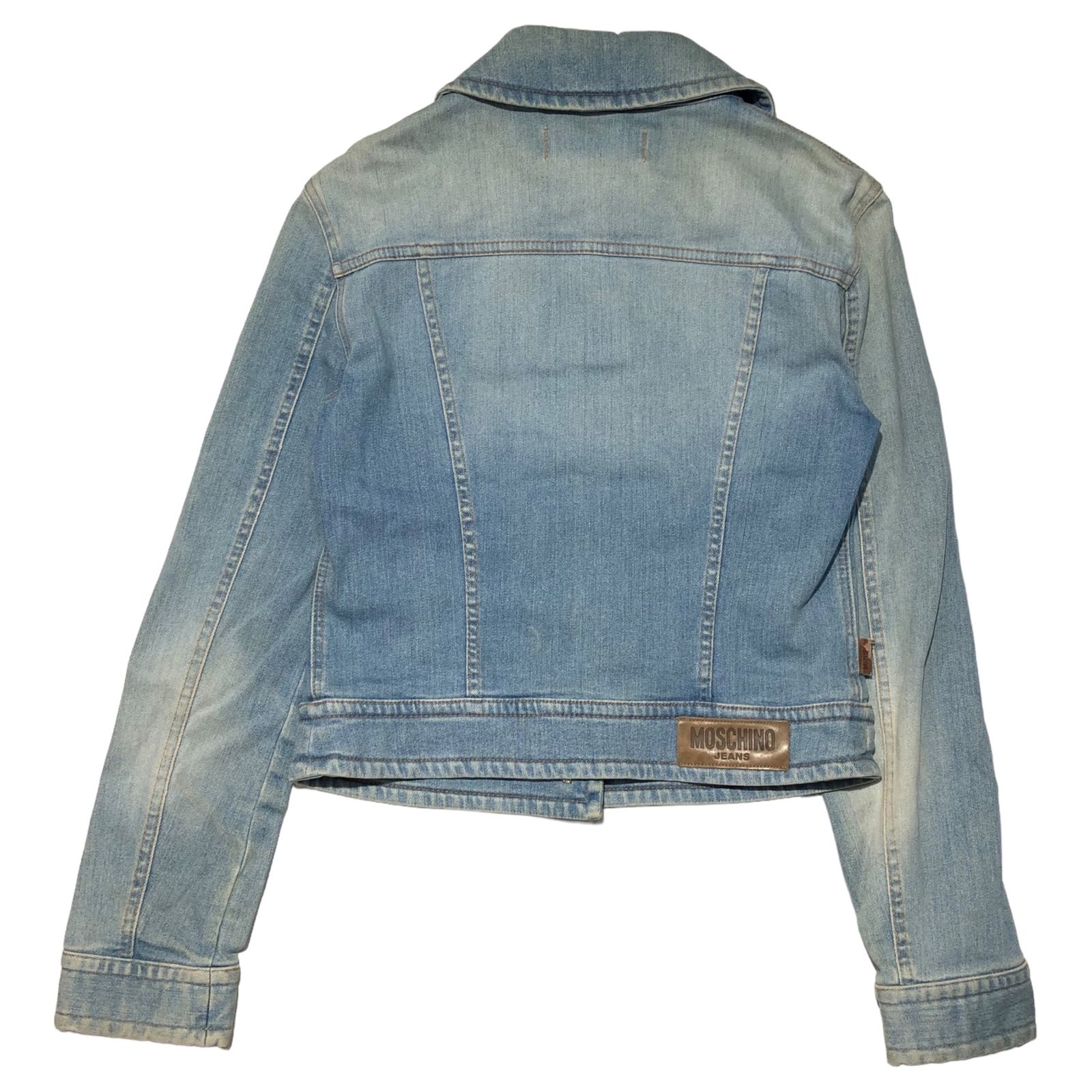 MOSCHINO JEANS テーラードデニムジャケット　ショート丈 MOSCHINO JEANS(モスキーノジーンズ) 00's denim short length