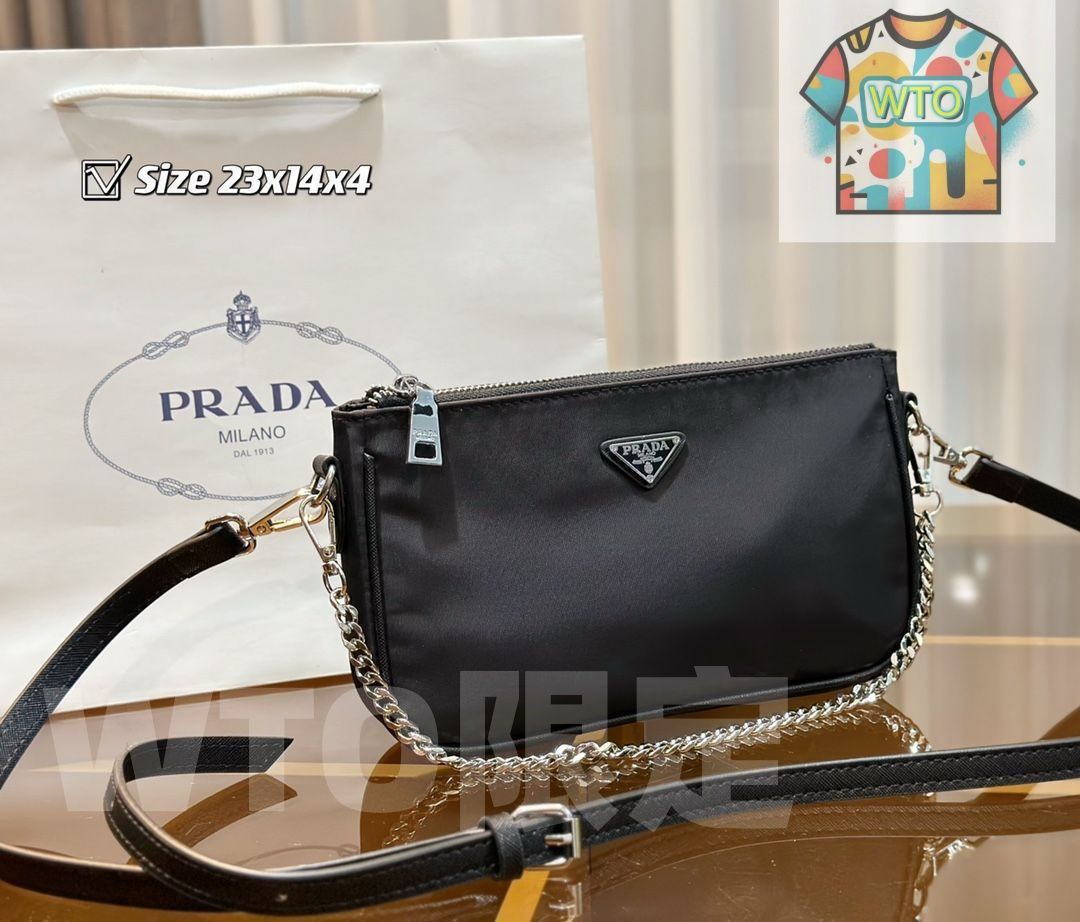 極美品 プラダ PRADA ショルダーバッグ ハンドバッグ 財布 3点