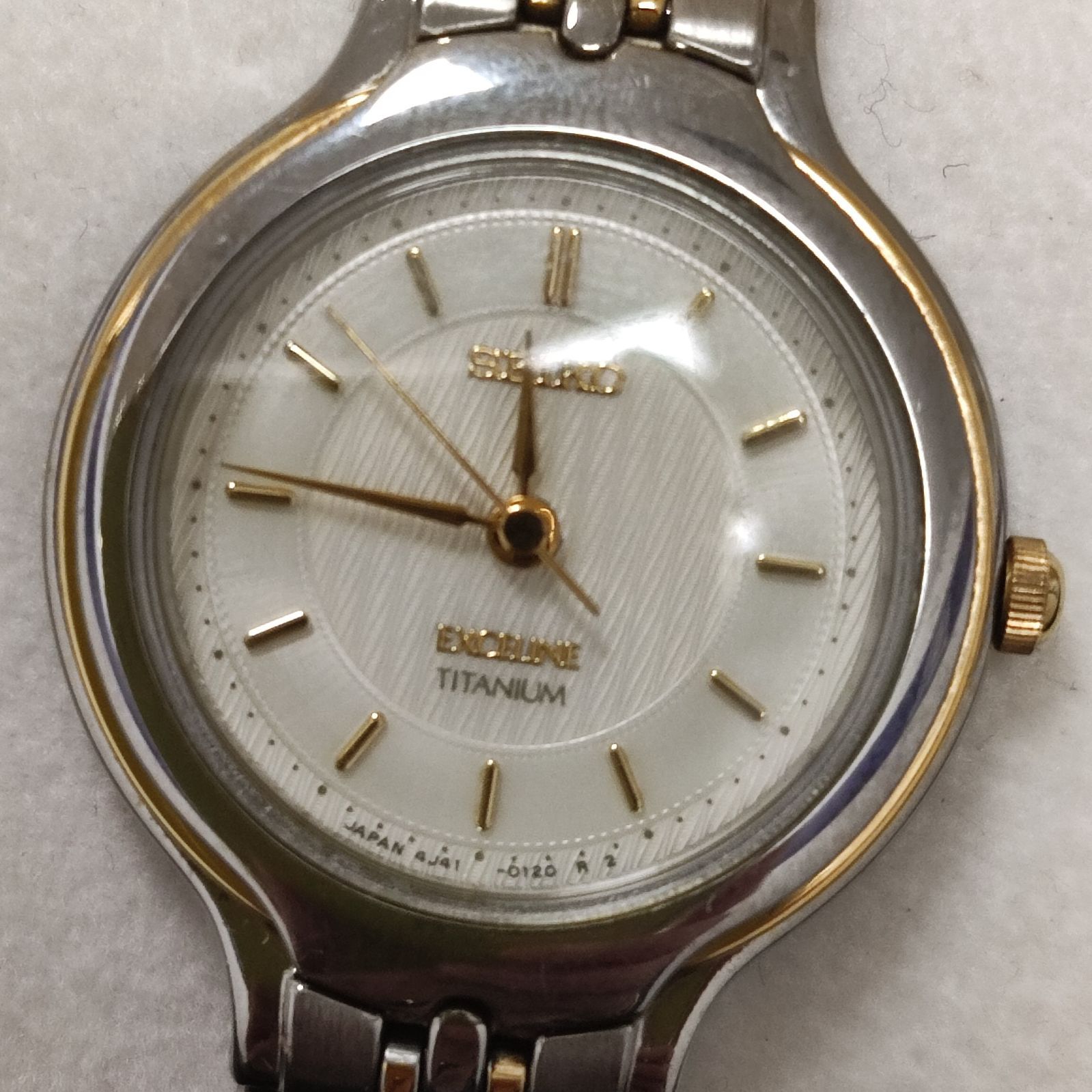 SEIKOレディース　クォーツ 腕時計 4J41-0070 送料無料【電池交換済】 セイコー SEIKO エクセリーヌ EXCELINE