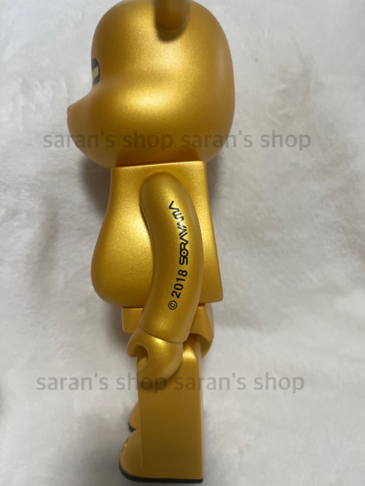ベアブリック ゴールド 1000% MEDICOM TOY (メディコムトイ) BE@RBRICK GARFIELD GOLD CHROME