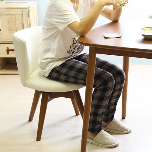 ♪ ２脚セット レザー調 デザイン ダイニングチェア ホワイトカラー ダイニング チェア