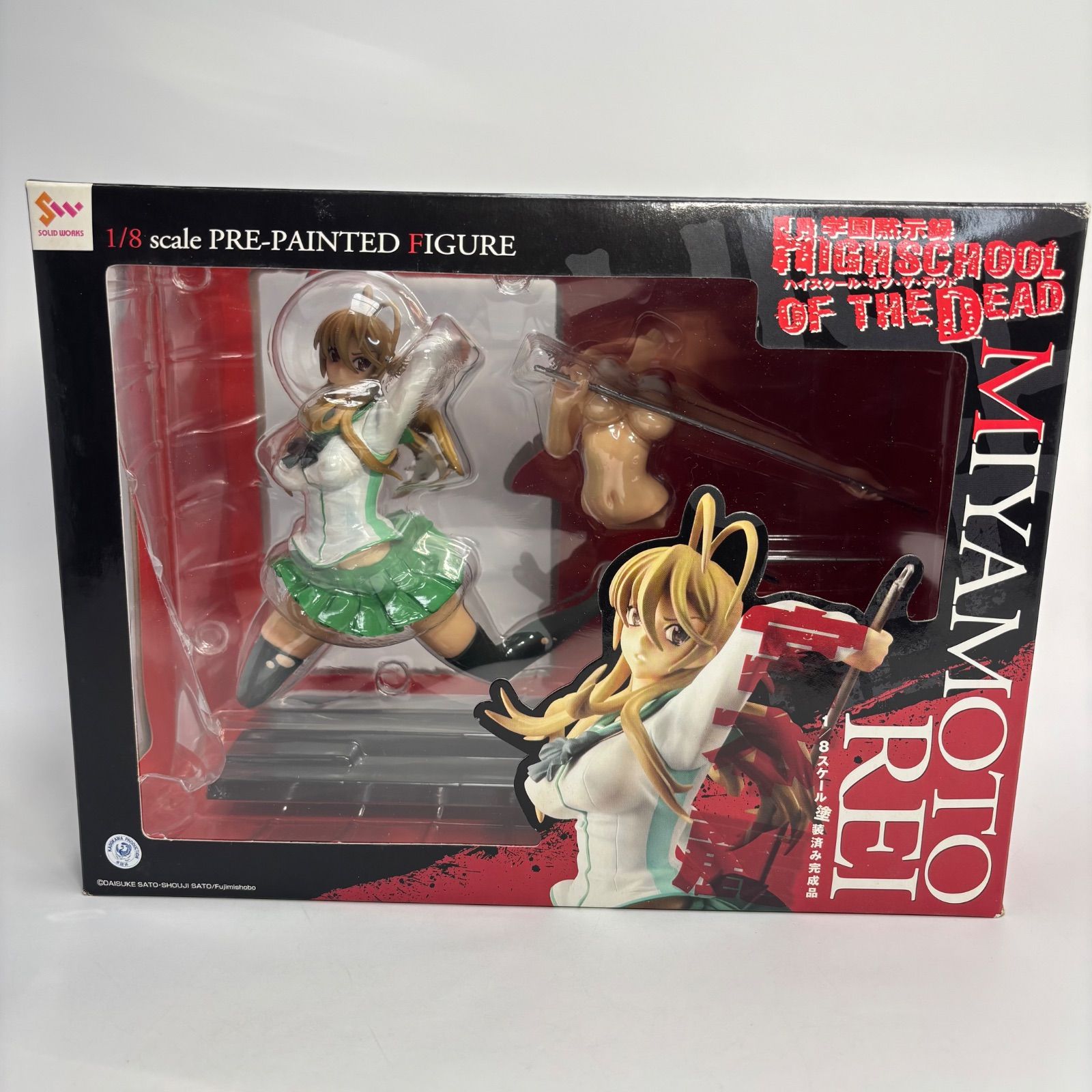 宮本麗 1/8 フィギュア 学園黙示録 HIGHSCHOOL OF THE DEAD ハイ