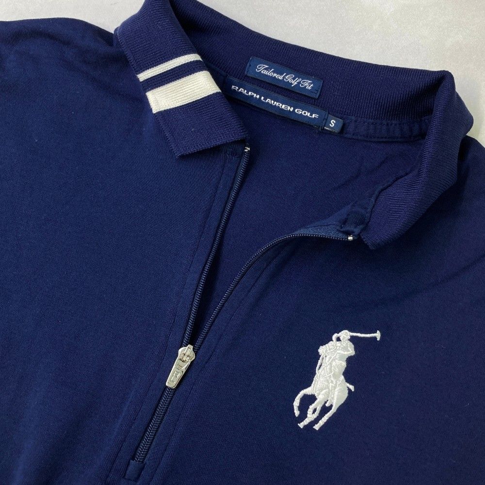 サイズ：S RALPH LAUREN GOLF ラルフローレンゴルフ ハーフジップ 半袖 