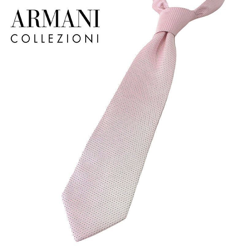 ARMANI COLLEZIONI アルマーニ シルクネクタイ 訳有アウトレット 絹100