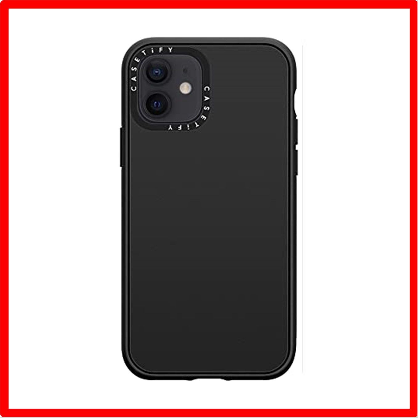 【匿名配送】Matte Black_iPhone 12 CASETiFY インパクトケース iPhone 12 - マットブラック