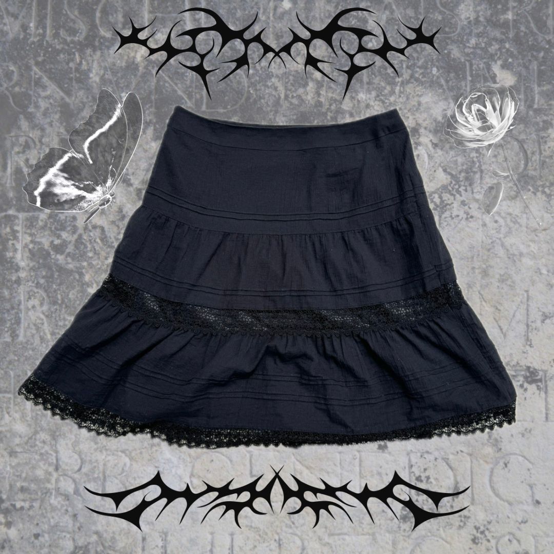 【T-ポイント5倍】 𝕲𝖔𝖙𝖍𝖎𝖈 ⛓️🖤 𝖘𝖐𝖎𝖗𝖙 グランジ y2k 🖤⛓️ スカート