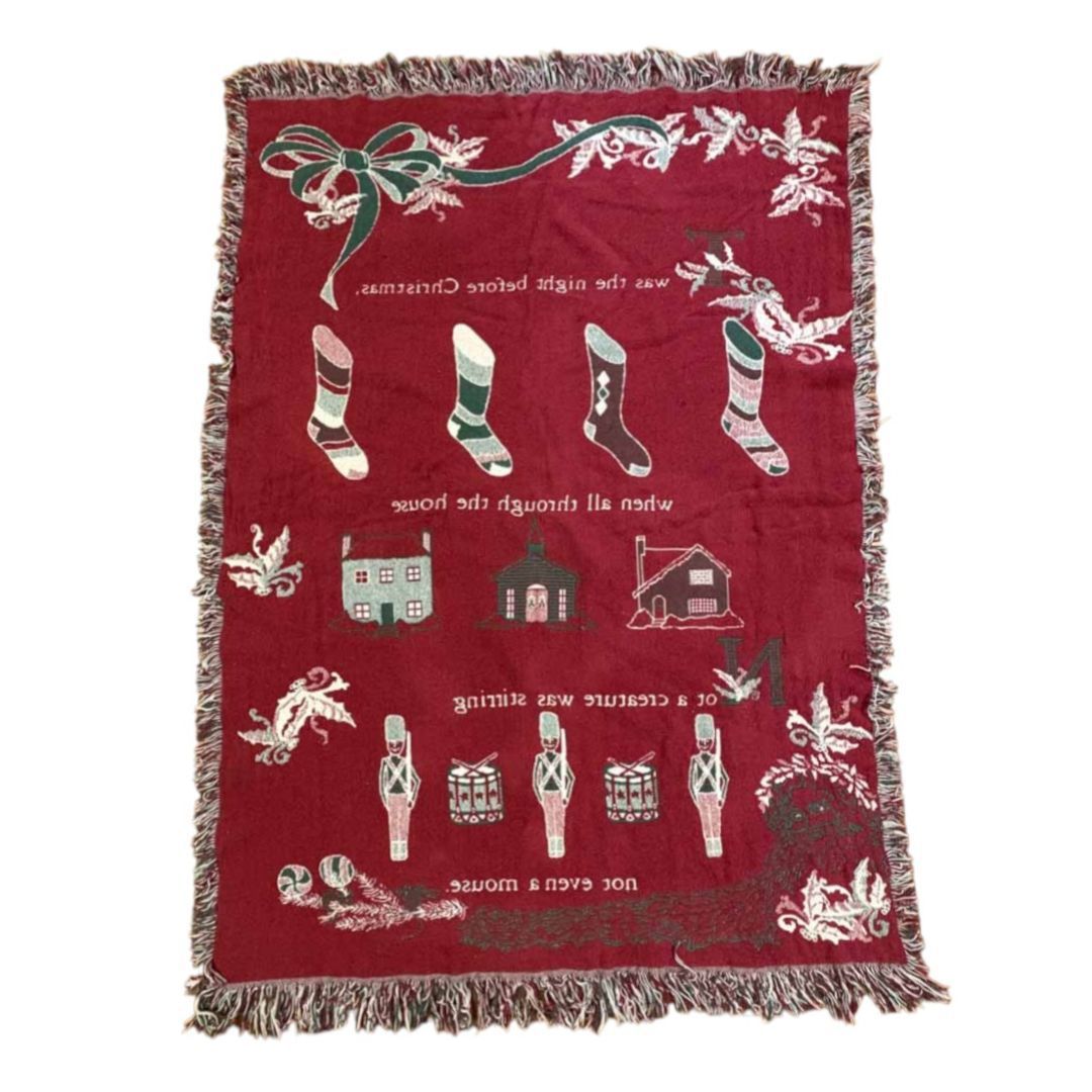 vintageラグ カーペット くるみ割り人形 ソックス クリスマス 1968 vintageラグ カーペット くるみ割り人形 ソックス クリスマス 1968
