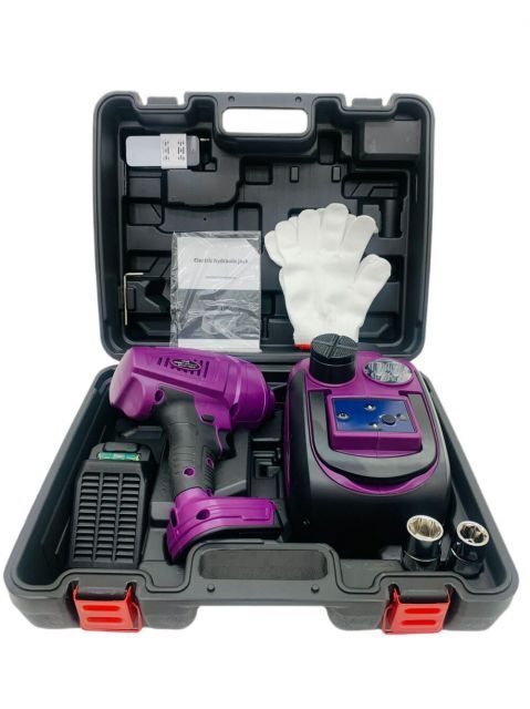 18V 電動ジャッキ 5t ＆18Vインパクトレンチセット 車用ジャッキ 油圧式 緊急タイヤリフトキット リモコン付 収納ケース付 18Vバッテリー別売 電気自動車のフロアジャッキ ジャッキ タイヤ交換用電動ジャッキ 電動 インパクトレンチ ジャッキセッ