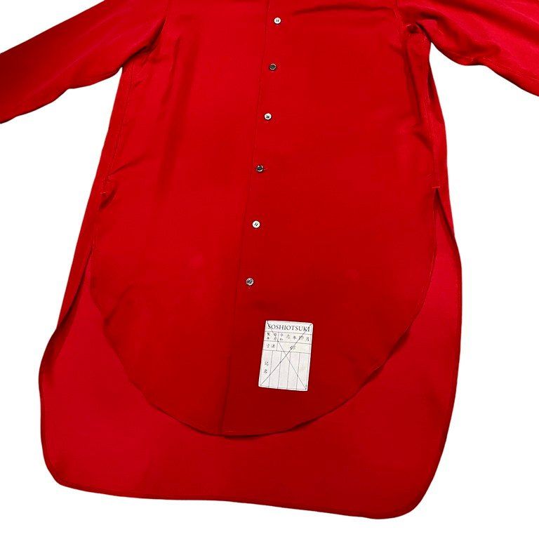 SOSHIOTSUKI 19AW DOUBLE COLLAR LONG SHIRTS レーヨンダブルカラー
