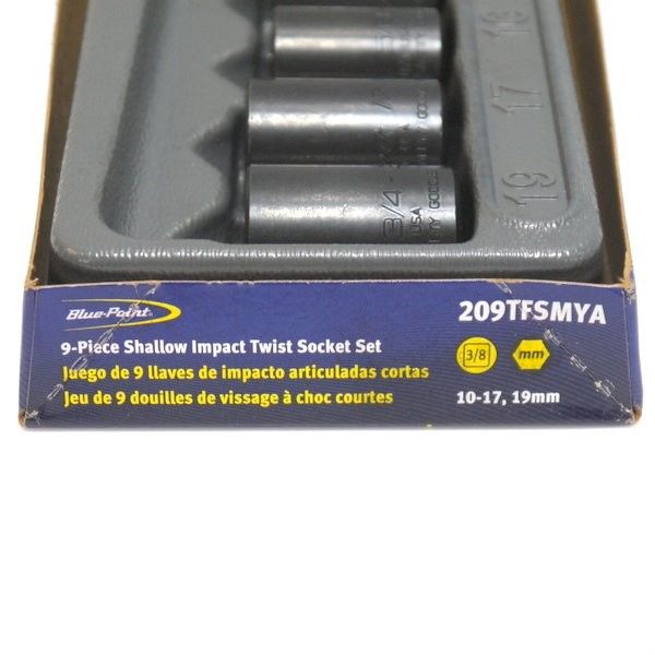 ブルーポイント 209TFSMYA ソケットセット 未使用品 【ハンズクラフト