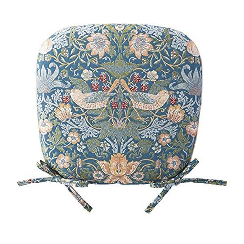 Studio Design モリスデザインスタジオ シートクッション Morris いちご泥棒 ブルーグリーン 川島織物セルコン 45×43cm LN1710