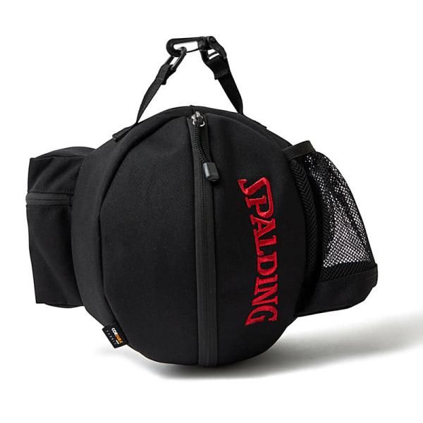 SPALDING バスケットボールバッグ PRO ブラック レッド 49-005RD