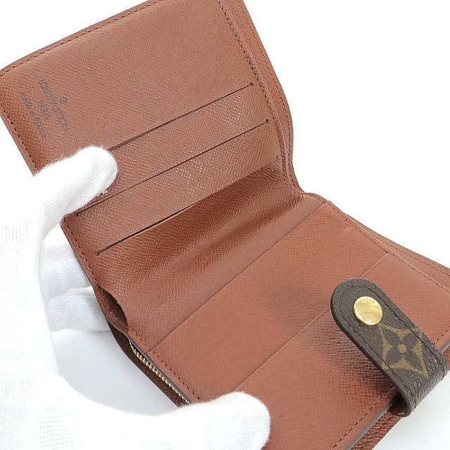 広尾店】ルイヴィトン Louis Vuitton コンパクトジップ 二つ折り財布