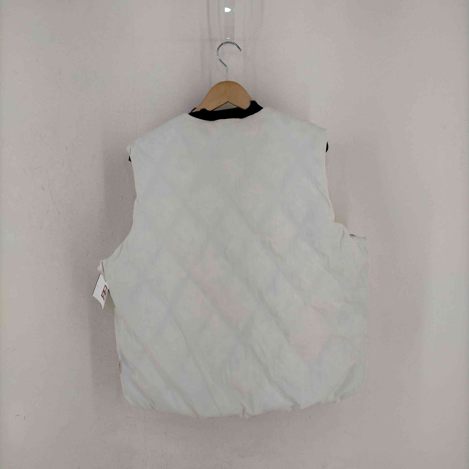 Stussy アイボリー キルティングベスト M ステューシー Stussy Reversible Quilted Vest メンズ JPN：M