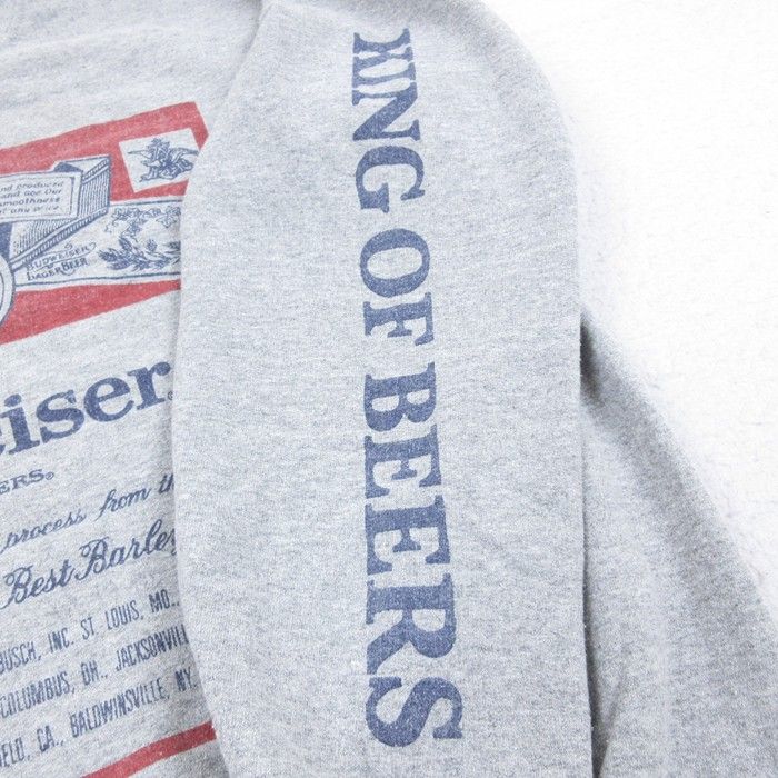 バドワイザーJUNK FOOD Budweiser スウェット Lサイズ
