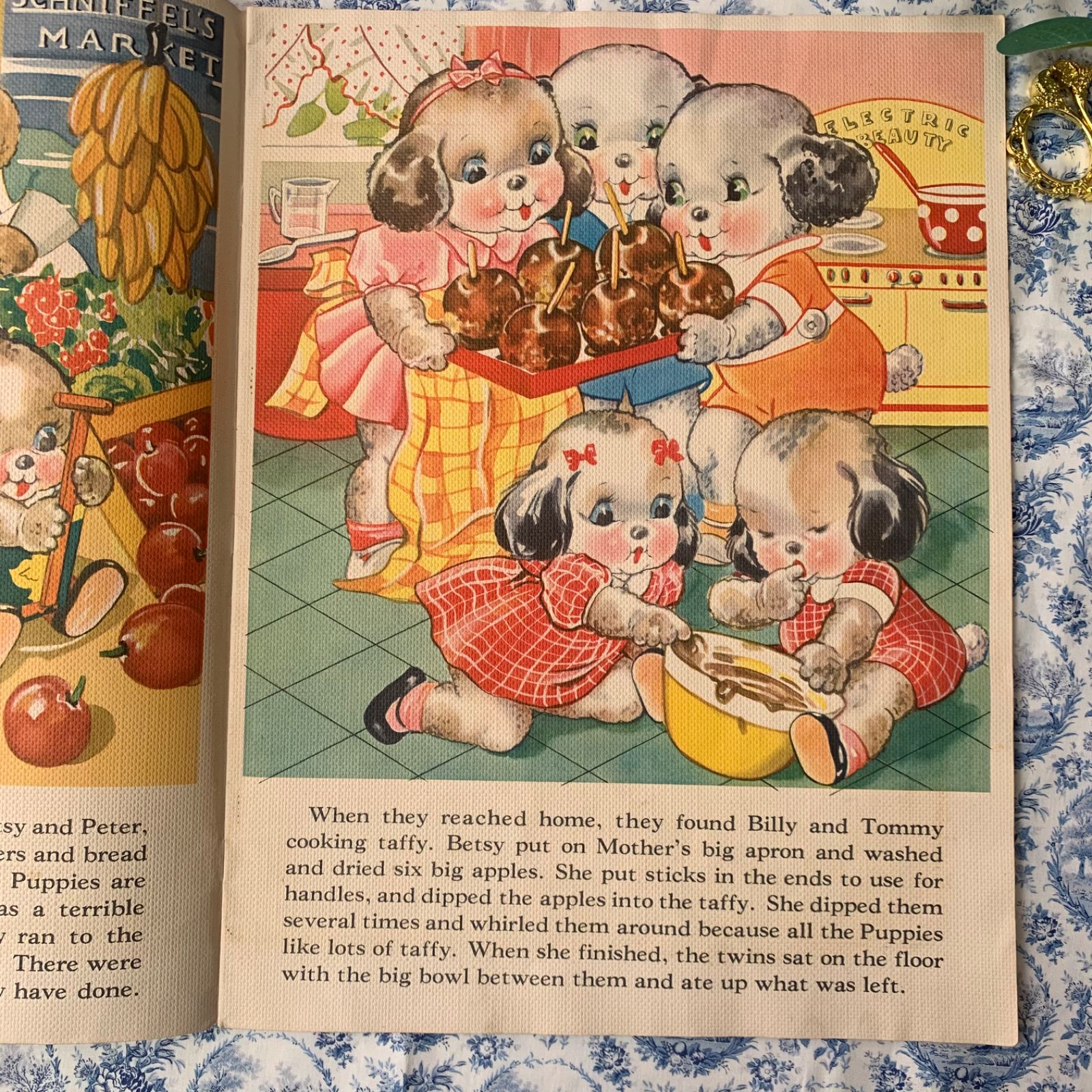 本 ヴィンテージ絵本 PUPPY BOOK – Pictures and Stories レトロ可愛い