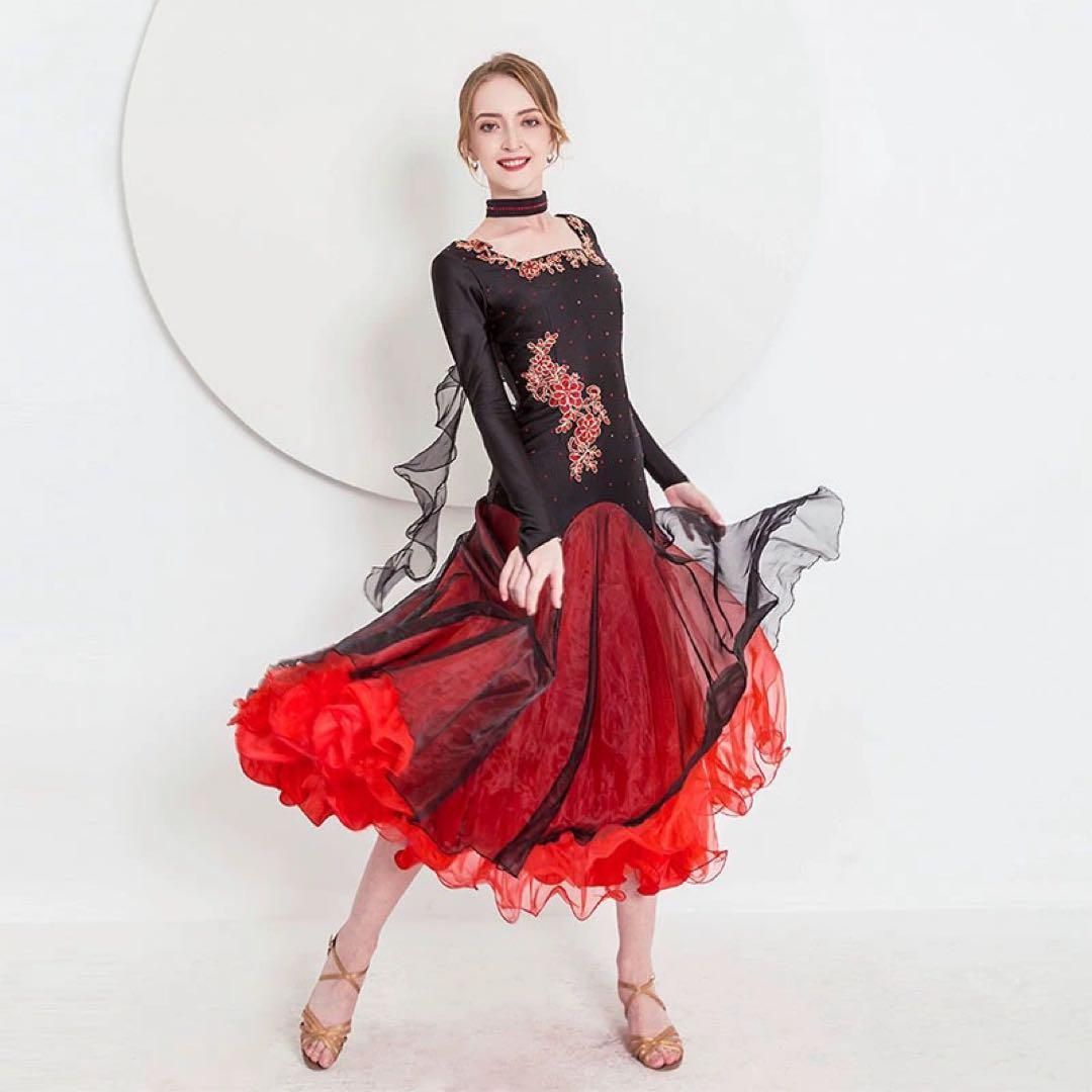 スタンダードドレス?流行りの短め丈！ちょっとした競技会やダンス