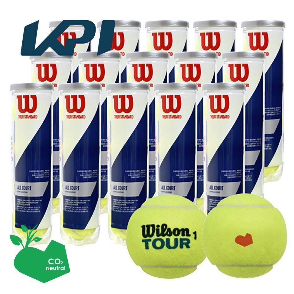 KPIオリジナルモデル Wilson ウイルソン TOUR STANDARD ツアー スタンダード 1箱 15缶 WRT103800 テニスボール