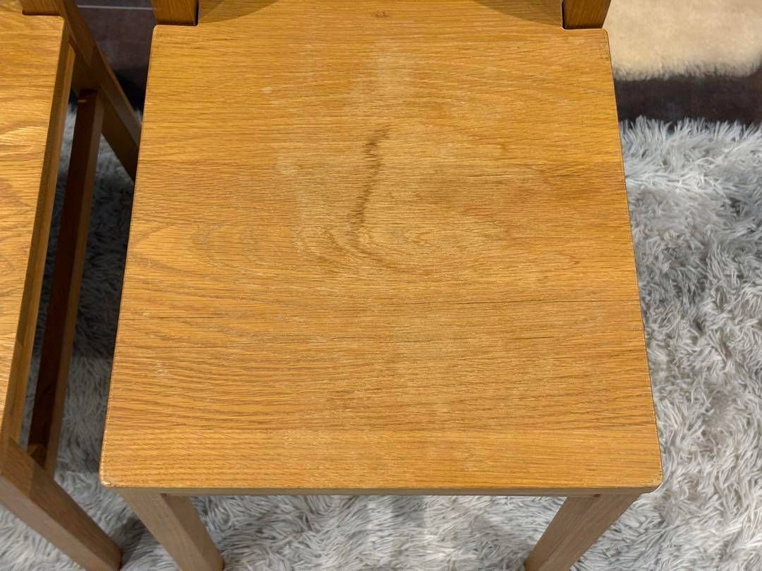 良品計画 オーク材 無垢材 シンプル ナチュラル ウッドチェア 2