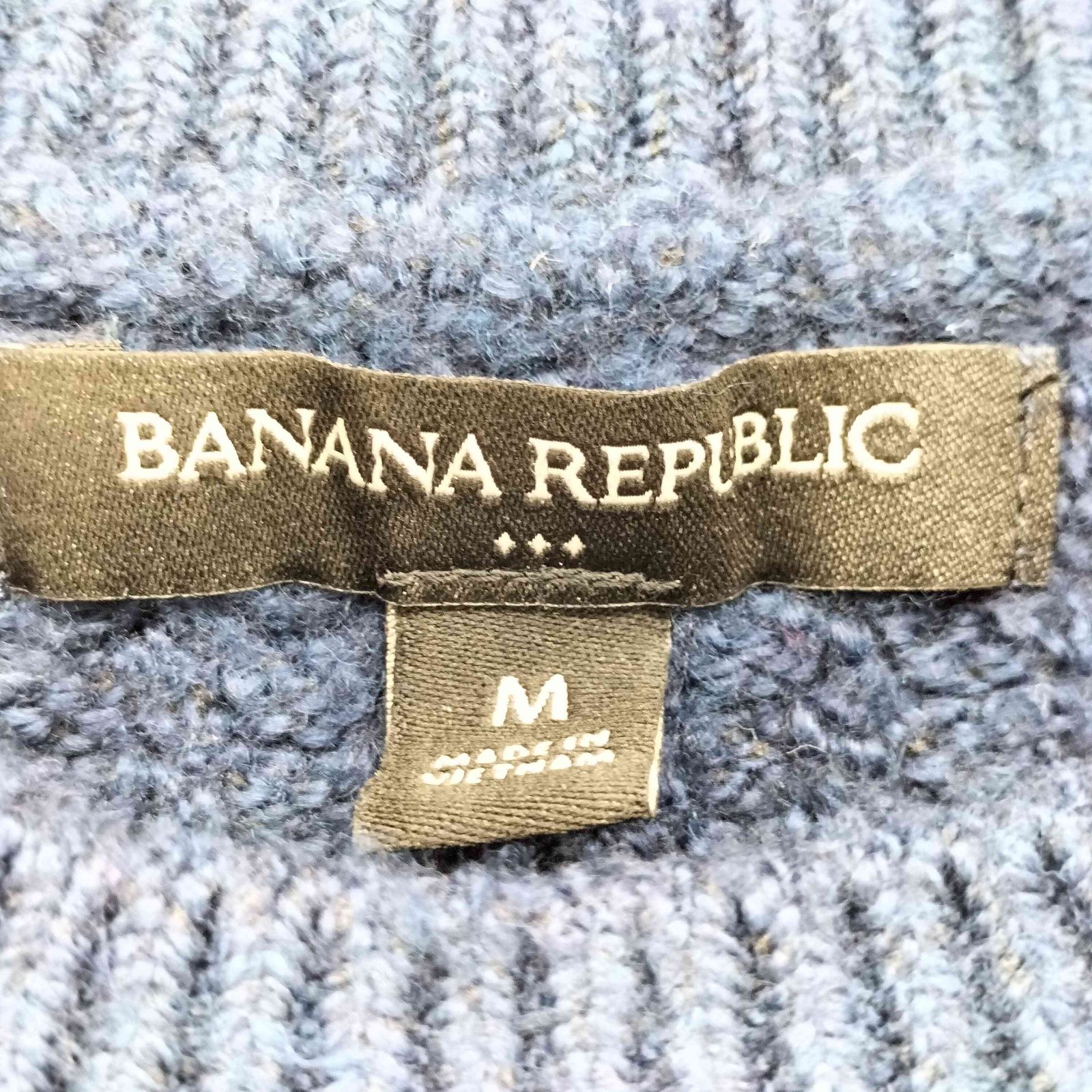 バナナリパブリック BANANA REPUBLIC コットン リブ モックネック 