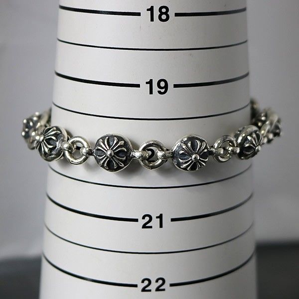 クロムハーツ　クロスボールブレスレット#2 クロムハーツ #2クロスボール ブレスレット 925 67.2g A3029817｜中古