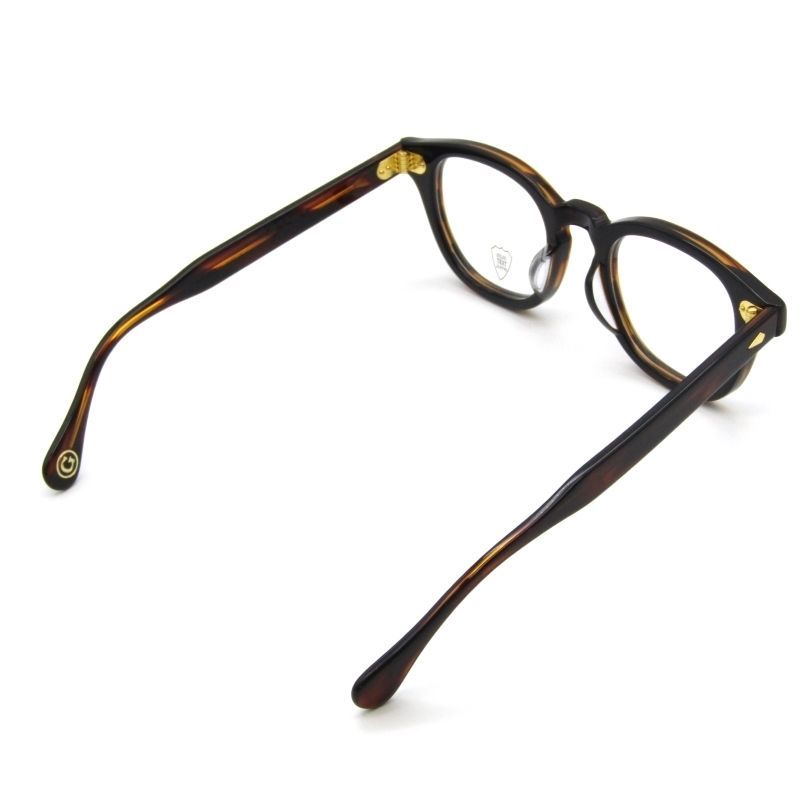 未使用 JULIUS TART OPTICAL ジュリアスタートオプティカル メガネフレーム AR 48-22 GOLD PL-003Cb 日本製 DEEP BROWNSASA 50018241