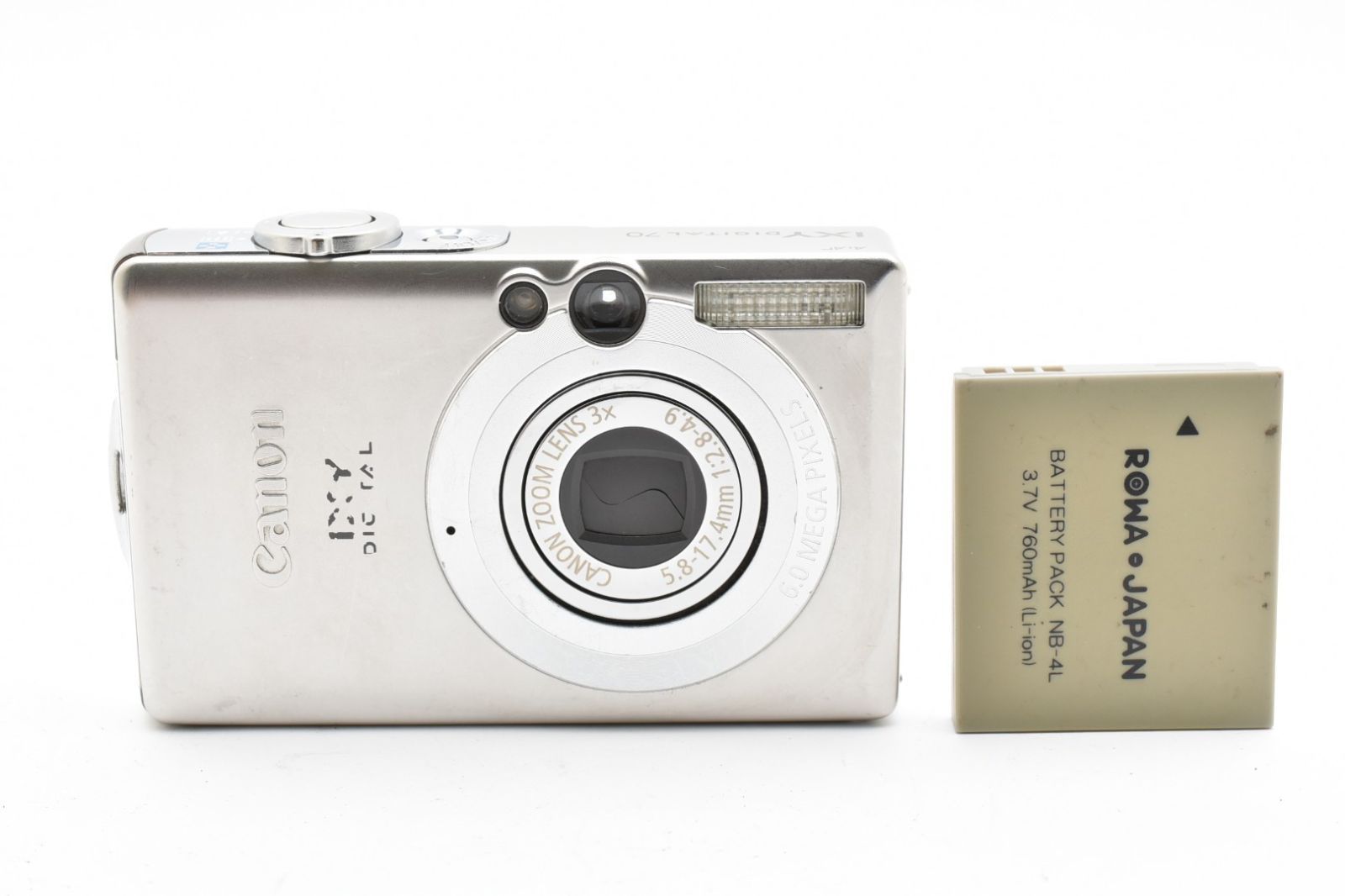 光学 上品 キヤノン Canon IXY DIGITAL 70 LL33 5538